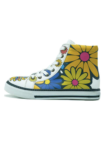 Goby Sneakers in Weiß/ Gelb/ Bunt