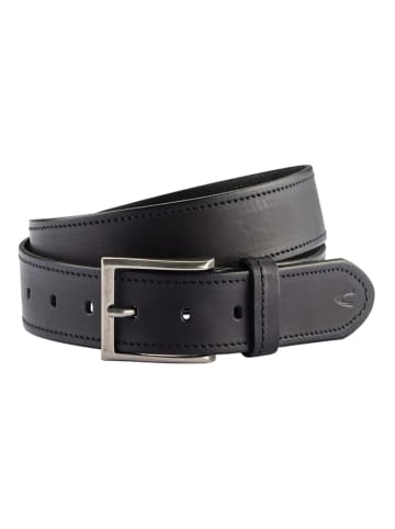 Camel Active Skórzany pasek w kolorze czarnym