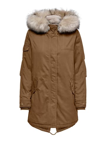 ONLY Parka "Katy" w kolorze jasnobrązowym