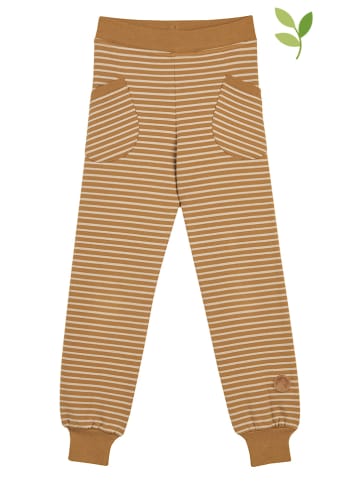 Finkid Spodnie dresowe "Huvi" w kolorze jasnobrązowym