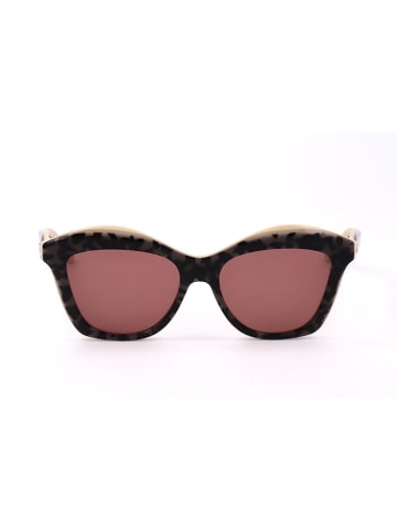 Salvatore Ferragamo Dameszonnebril bruin-beige/lichtroze