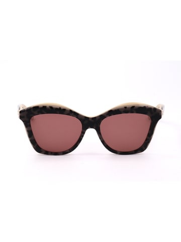 Salvatore Ferragamo Damskie okulary przeciwsłoneczne w kolorze brązowo-beżowo-jasnoróżowym