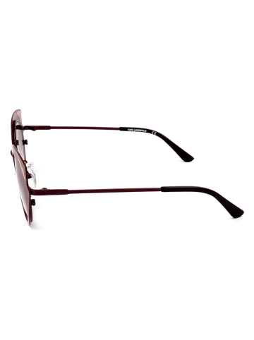 Karl Lagerfeld Damskie okulary przeciwsłoneczne w kolorze czerwonym