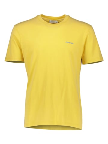 Calvin Klein Koszulka w kolorze żółtym