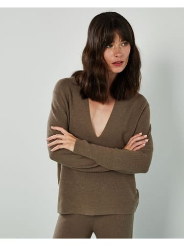 Rodier Wollpullover in Taupe