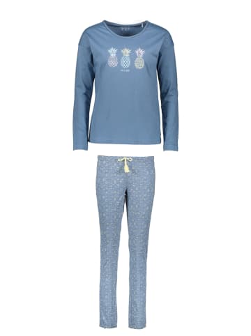 VIVANCE DREAMS Pyjama "Pineapple" blauw