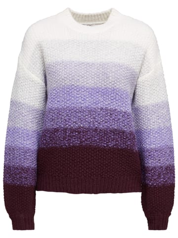 ESPRIT Sweter w kolorze biało-fioletowym