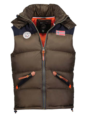 Geographical Norway Steppweste "Velian" in Braun