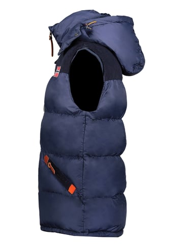 Geographical Norway Doorgestikte bodywarmer "Velian" donkerblauw