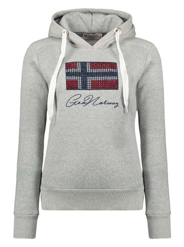 Geographical Norway Hoodie "Goisette" grijs