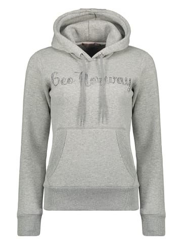 Geographical Norway Hoodie "Gadislava" in Grau