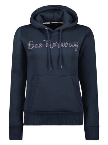 Geographical Norway Hoodie "Gadislava" donkerblauw