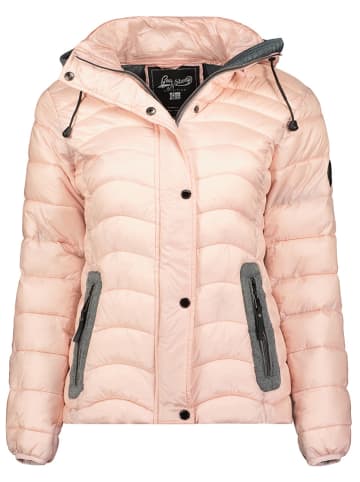 Geographical Norway Doorgestikte jas "Dariella" lichtroze