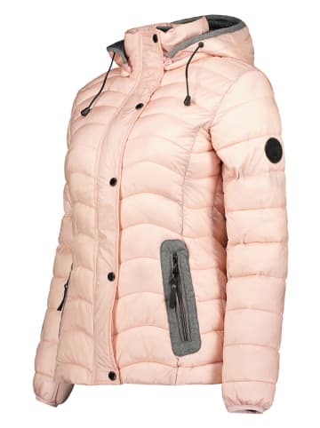 Geographical Norway Doorgestikte jas "Dariella" lichtroze