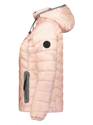 Geographical Norway Doorgestikte jas "Dariella" lichtroze