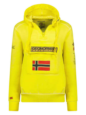 Geographical Norway Bluza "Gymclass" w kolorze żółtym