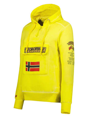 Geographical Norway Bluza "Gymclass" w kolorze żółtym