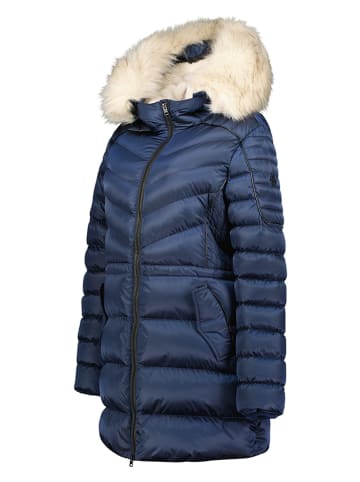 Geographical Norway Wintermantel "Destinee" donkerblauw