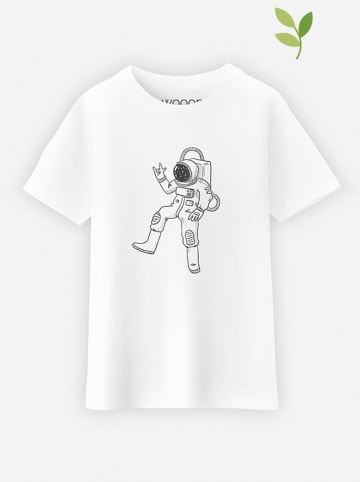 WOOOP Koszulka "Spationaute" w kolorze białym
