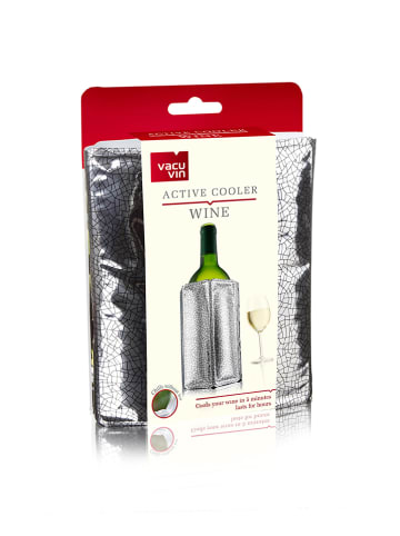 Vacu Vin Schładzacz "Aktiv" w kolorze srebrnym do wina