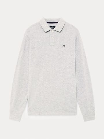 Hackett London Koszulka polo "Jersey" w kolorze jasnoszarym