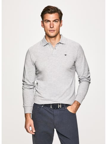 Hackett London Koszulka polo "Jersey" w kolorze jasnoszarym