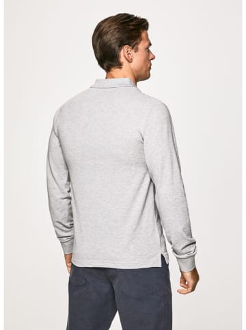 Hackett London Koszulka polo "Jersey" w kolorze jasnoszarym