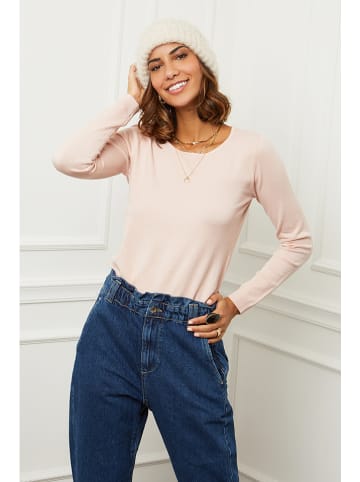 Soft Cashmere Pullover in Rosa