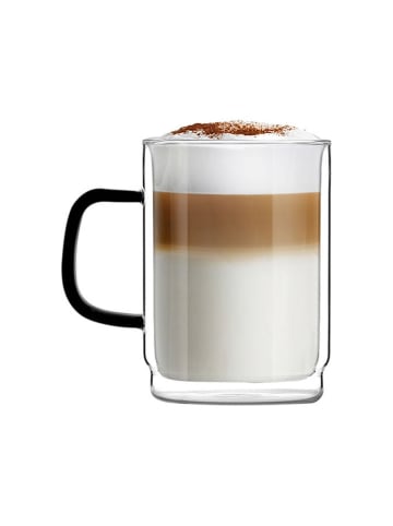 Vialli Design Szklanki (2 szt.) w kolorze czarnym - 350 ml