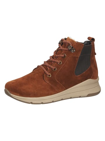 Ara Shoes Skórzane botki w kolorze brązowym