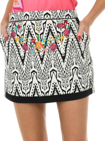 Desigual Rok wit/zwart