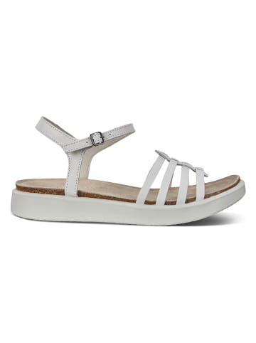 Ecco Leren sandalen "Corksphere" wit