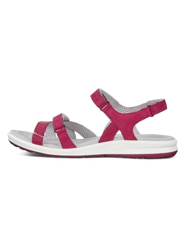 Ecco Leder-Sandalen "Cruise II" in Pink