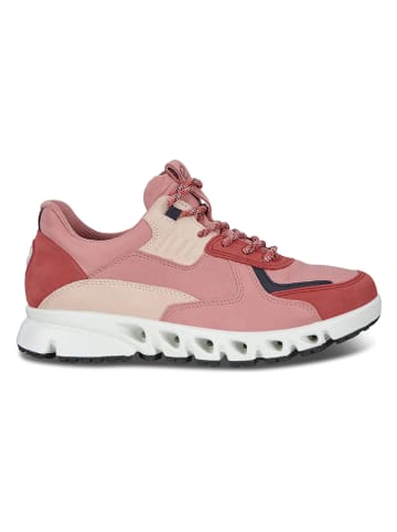 Ecco Leren sneakers "Multi-Vent" rood/lichtroze