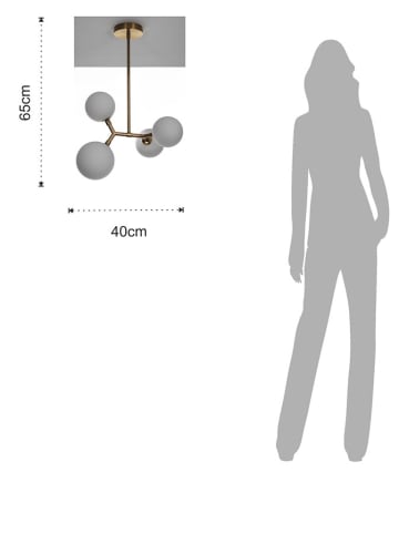 Tomasucci Lampa wisząca w kolorze złoto-białym - Ø 40 cm