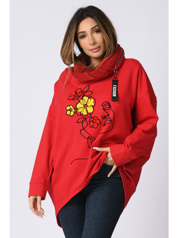 Plus Size Company Sweatshirt rood