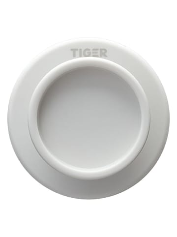 Tiger 2er-Set: Wandhaken "Tess" in Weiß - Ø 5,3 cm