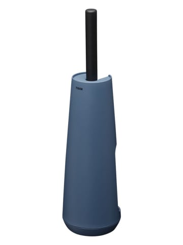 Tiger Toiletborstelgarnituur "Tess" donkerblauw - (H)42,8 cm