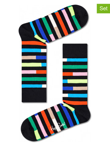 Happy Socks 2er-Set: Socken "Highway" in Bunt