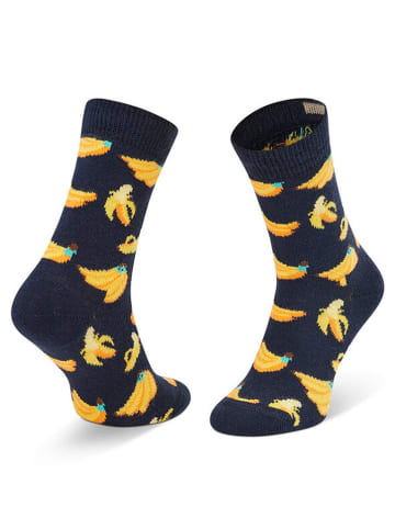 Happy Socks Socken "Banana" in Dunkelblau/ Gelb