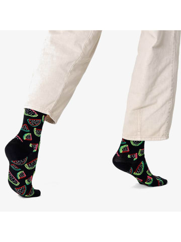 Happy Socks Skarpety (2 pary) w kolorze czarnym