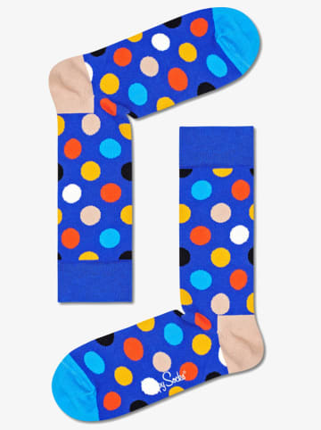 Happy Socks 3tlg. Geschenkset in Blau/ Grün/ Dunkelblau