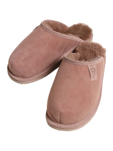 Kaiser Naturfellprodukte H&L Pantoffels met lamsvacht "Emma" lichtbruin