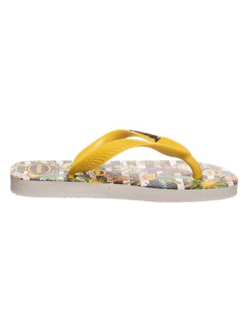 Havaianas Zehentrenner in Gelb/ Schwarz