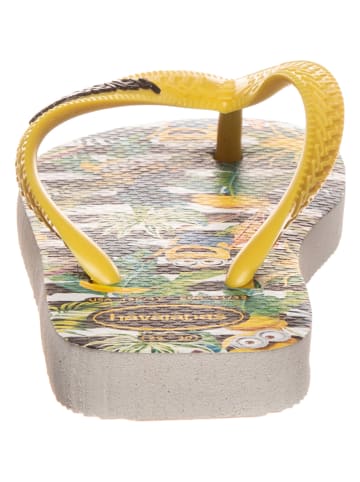 Havaianas Zehentrenner in Gelb/ Schwarz