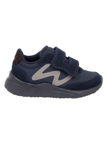 WODEN Skórzane sneakersy "Ollie" w kolorze granatowym