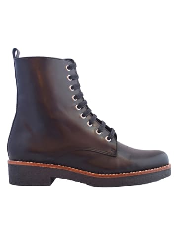 Helene Rouge Leder-Boots in Schwarz