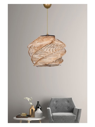 ABERTO DESIGN Lampa wisząca "Ruche" w kolorze brązowym - Ø 32 cm