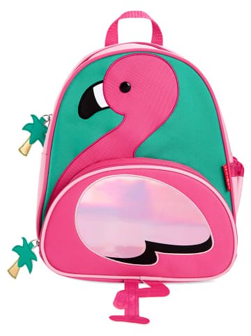 Skip Hop Plecak "Flamingo" w kolorze turkusowo-różowym - 25,5 x 29 x 10 cm