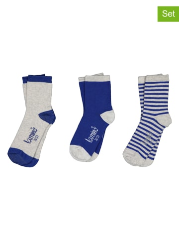 Lamino 3-delige set: sokken lichtgrijs